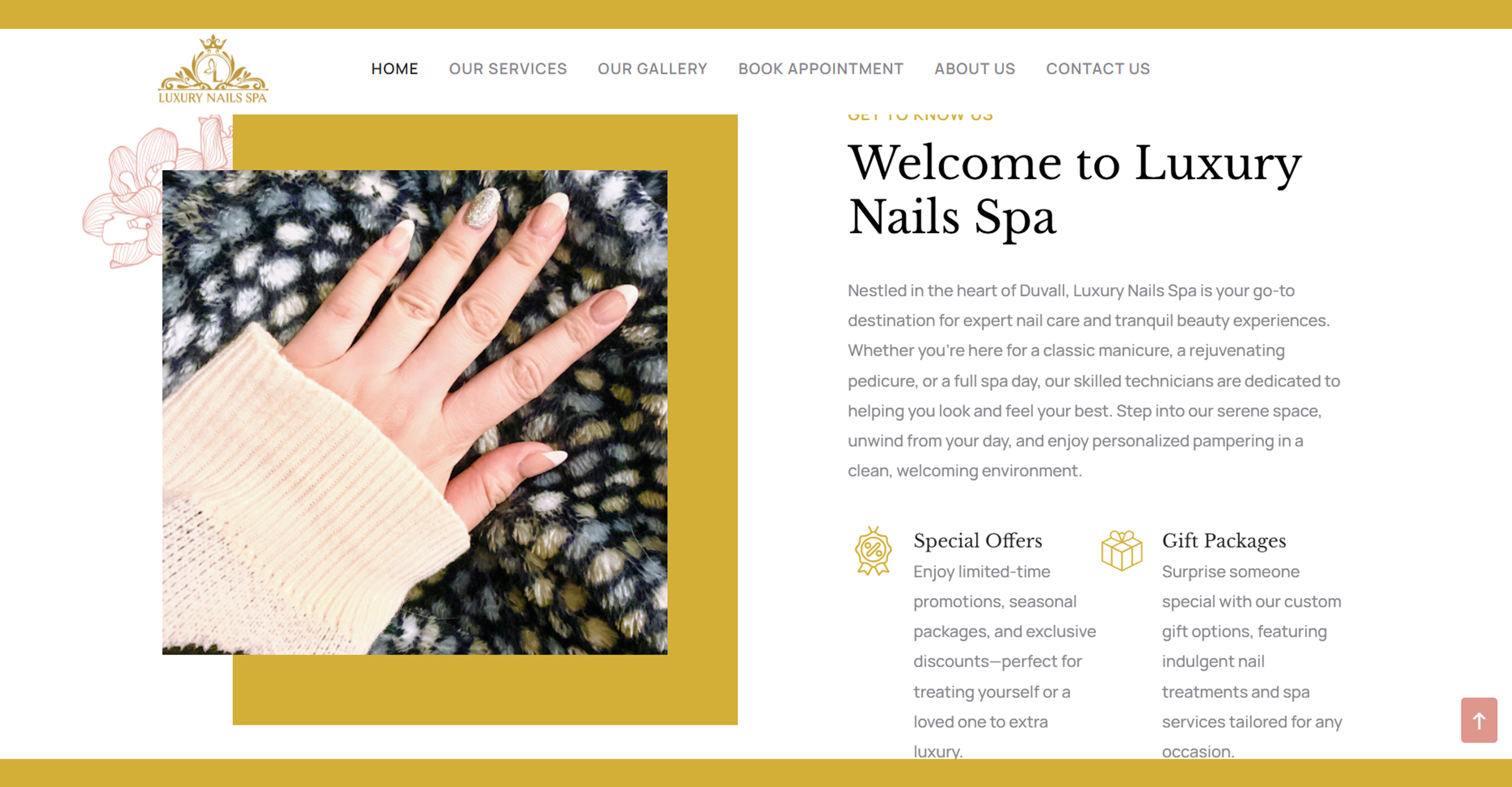 Luxury Nails Spa screenshot